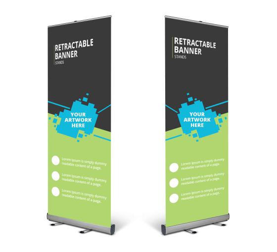 Retractable Roll Up Banner Stands
